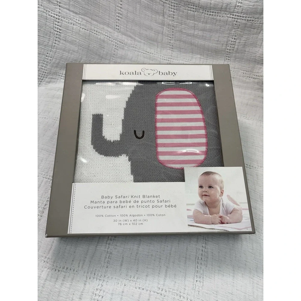 NEW Koala Baby Safari Knit Blanket